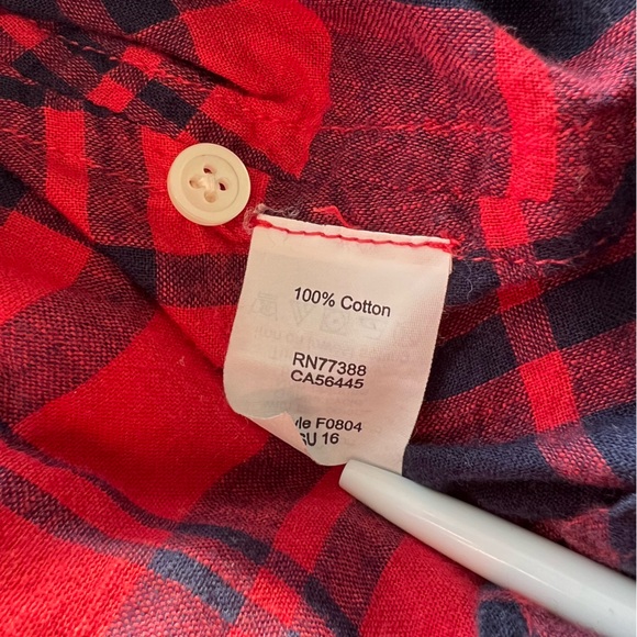 Madewell Central Shirt in Bushwick Plaid Button Down Size Small - Picture 5 of 5